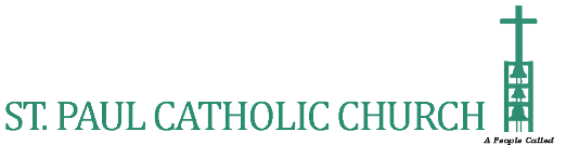 saint paul catholic church of waukesha wisconsin logo