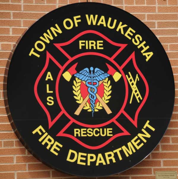 town of waukesha wisconsin fire department logo